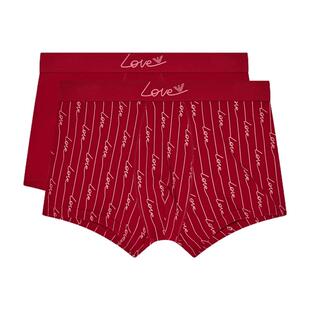 【礼物】EMPORIO ARMANI/阿玛尼春夏新款男两条纯棉平角内裤套装