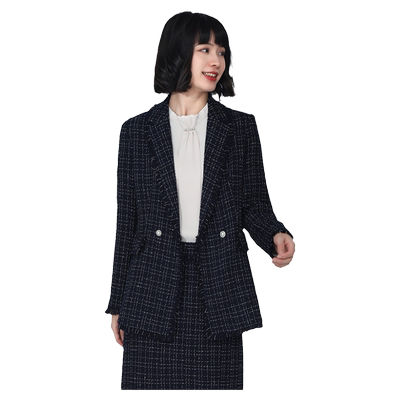 tribeca翠贝卡商场新款格子西服