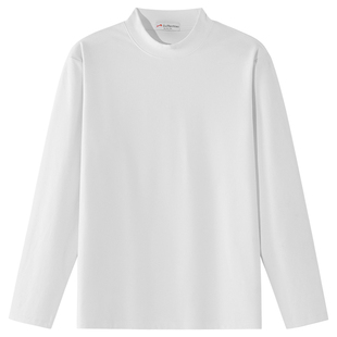 贵人鸟德绒长袖t恤男款秋冬季2025年新款秋衣男士打底套头上衣服