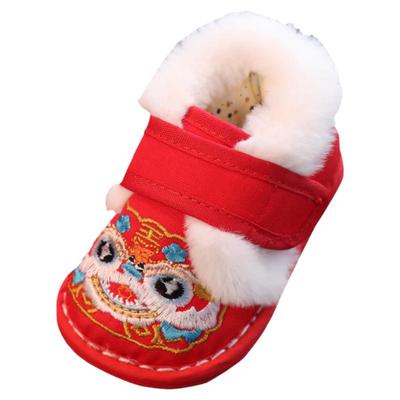 虎头鞋婴儿过年鞋子宝宝手工棉鞋