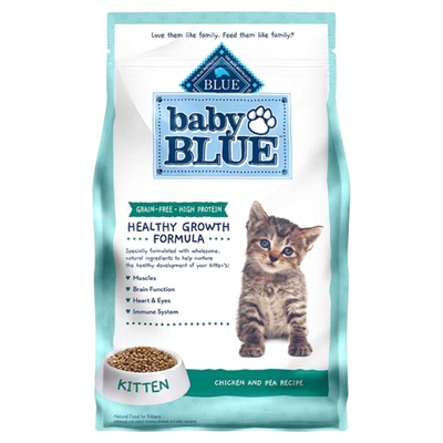蓝挚猫粮BlueBuffalo鸡肉高蛋白室内全价营养成猫幼猫粮4.5磅