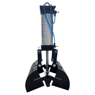 微型抓斗小型酒糟抓斗气动清淤两瓣沉入水底的小淤泥抓斗