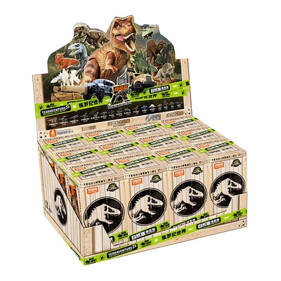 布鲁可积木人侏罗纪世界恐龙玩具