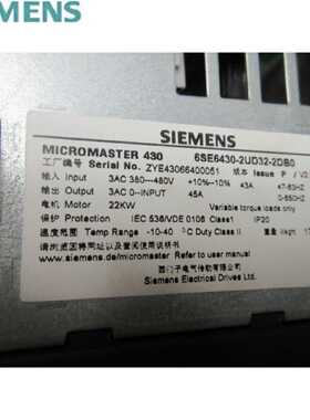 议价议价6SE6 430-2UD32-2DB0西门子6SE643O-2UD32-2DBO 6SE64302
