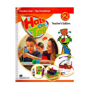 英国原版进口麦克米伦幼儿启蒙英语培训教材 hats on top 2级别配套教师用书 老师教案teacher's edition 2级别含教师在线账号