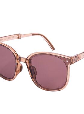 骆驼折叠太阳镜女士口袋气垫墨镜