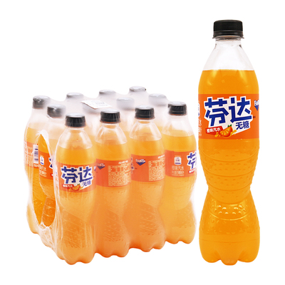 可口可乐无糖瓶装0脂0卡橙味汽水