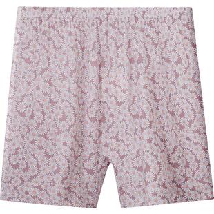 三枪内裤女纯棉宽松二合一安全裤大码平角内裤中老年透气安全裤