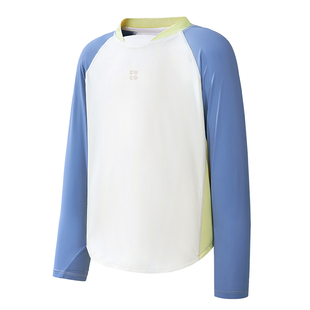 KK树原纱儿童速干衣长袖t恤男童女童宝宝上衣运动训练凉感防晒衣