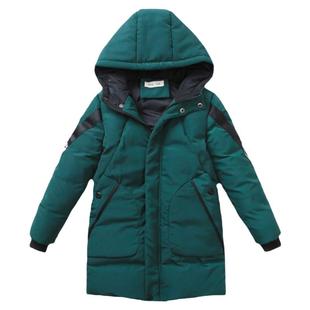 男童冬装加绒外套2024新款儿童棉服8洋气中大童9棉袄加厚韩版时髦