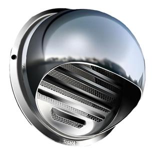 不锈钢风帽外墙出风口浴室卫生间浴霸排气管罩防风防鸟网通风口盖