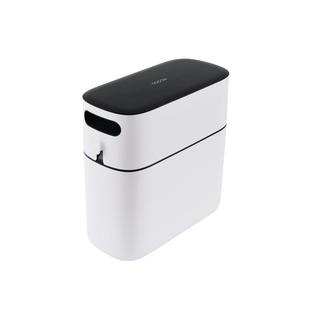 垃圾桶家用卫生间厕所厨房专用夹缝大容量带盖大号自动打包放纸桶