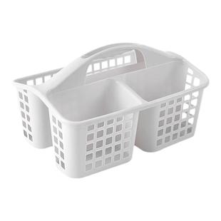 洗澡篮子手提浴室浴筐洗漱用品杂物塑料学生卫生间可爱洗浴沐浴蓝