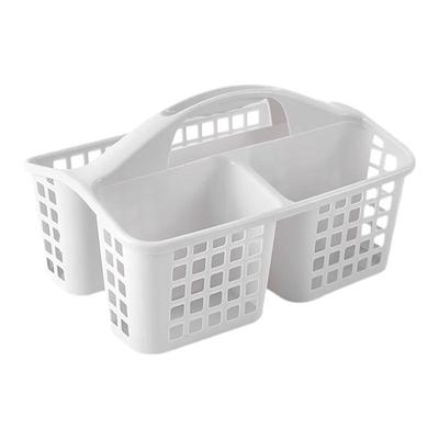 洗澡篮子手提浴室浴筐洗漱用品杂物塑料学生卫生间可爱洗浴沐浴蓝