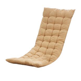 折叠椅子坐垫加厚躺椅垫子秋冬季餐椅坐垫通用棉垫休闲椅棉麻坐垫