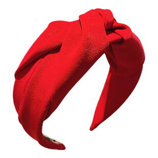 红色发箍2025新款高颅顶发带洗脸头箍女款宽边压发卡秋冬发捆头饰