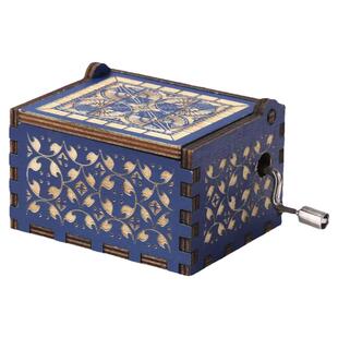 你是我的阳光音乐盒手摇发条迷你机械木质八音盒创意生日礼物摆件