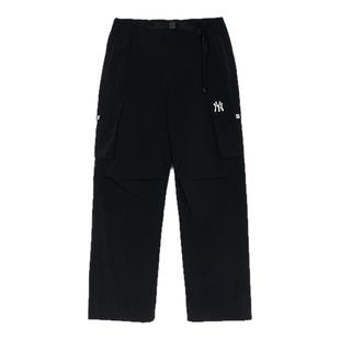 MLB官方 男女同款纯色工装风凉感梭织长裤25夏季新款WPB05/WPV01