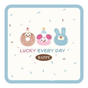 冬季学校椅子坐垫防滑毛绒椅子垫卡通办公室久坐屁垫工作加厚套垫