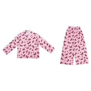 NoButtons小马乐园女士翻领莱赛尔睡衣套装宽松休闲多巴胺家居服