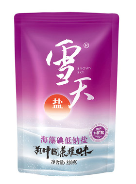 雪天海藻盐高钾低钠盐