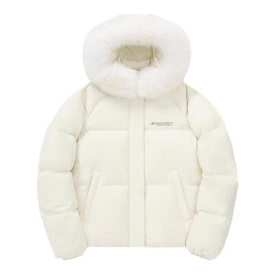 Discovery探索户外90鹅羽绒服毛领连帽保暖防寒面包服外套女冬