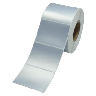 PET亚银40不干胶标签纸打印机二维码资产配电箱标识防水订做强粘