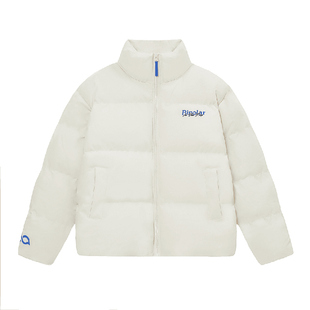 BIPOLAR撞色排版logo棉服美式休闲保暖上衣潮学生宽松简约男女冬