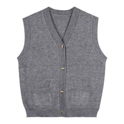 灰色马甲背心女士外搭