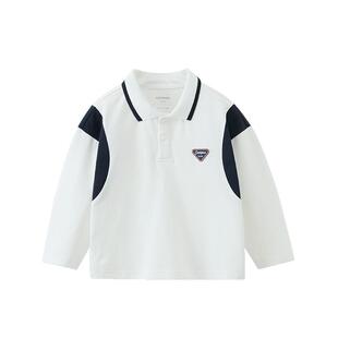 [学院风]齐齐熊男童t恤长袖宝宝polo衫翻领儿童上衣童装衣服女童