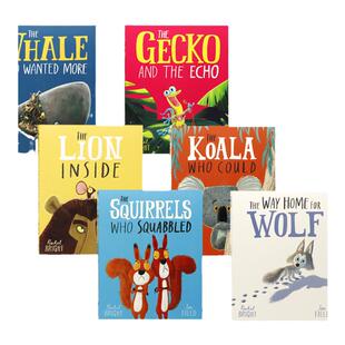 Rachel Bright 我做得到系列全6册英文原版 自信心勇气培养儿童行为习惯养成情商绘本宝宝英语启蒙认知图画书 小老鼠和大狮子