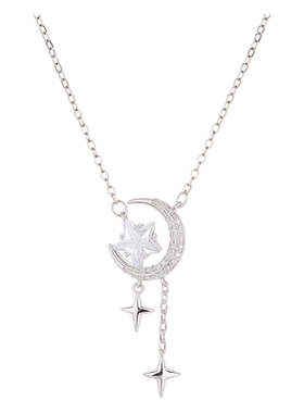 月售500+S999纯银浪漫星河锁骨链