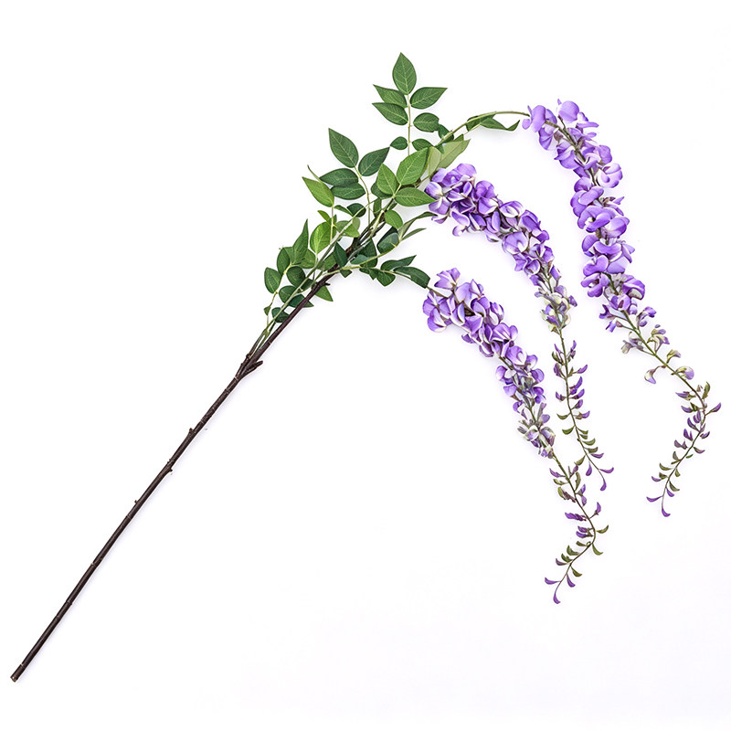 仿真紫藤花巨型阿勃勒高端长花枝