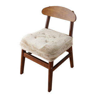 餐椅海绵坐垫冬款办公室久坐椅子垫座椅垫子冬季毛绒屁垫网红椅垫