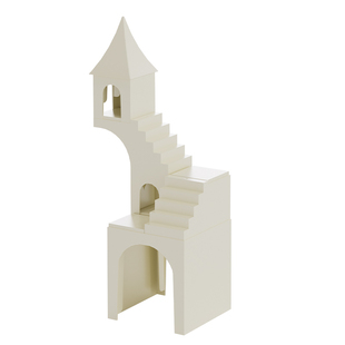 桌面盲盒展示架适用泡泡玛特星星人造景手办柜带灯萌粒摆件收纳盒