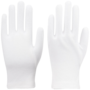白手套纯棉礼仪薄款文玩盘珠布工作男女干活劳保耐磨开车白色汗布