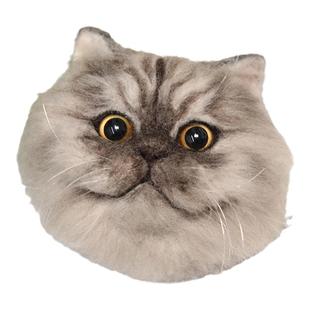 御姐羊毛毡仿真宠物猫咪狗狗定制挂件钥匙扣照片纪念diy创意礼物