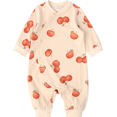 婴儿衣服7A抗菌纯棉哈衣空调睡衣