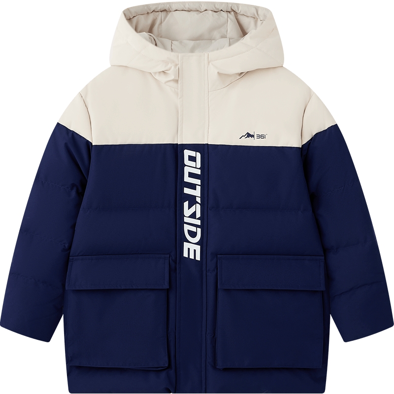 能暖科技|361°童装男女童羽绒服2025冬季新款儿童保暖外套上衣