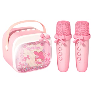 亿觅联名美乐蒂话筒音响一体麦克风无线蓝牙2025新款卡拉ok机家用