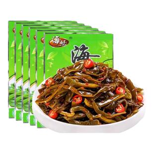 开袋即食海带丝香辣解馋下饭菜拌面酱麻辣海带块方便速食拌饭食品