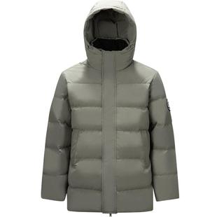 森马羽绒服男防风防水防油防污2024冬季新款连帽中长款外套厚百搭