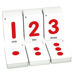 儿童数字圆点卡片宝宝启蒙幼儿园认数识数1到10-20认识1235岁数学