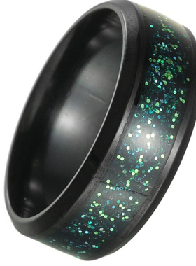 高级感尾戒黑色ring指环指环扳指