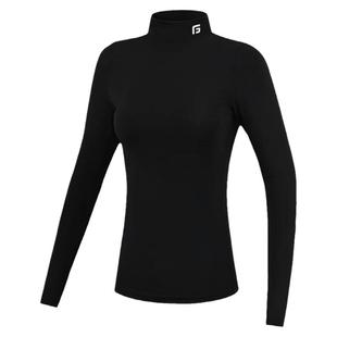 高尔夫女装保暖衣女士秋冬打底衫GOLF运动长袖T恤球衣内里磨绒服