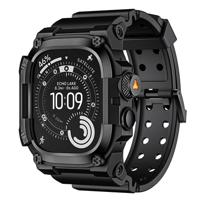 清歌适用iWatch锌合金壳一体表带