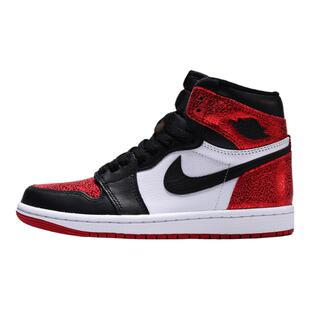 NIKE耐克乔丹aj1女鞋JORDAN 1高帮板鞋运动训练篮球鞋FD2596-602