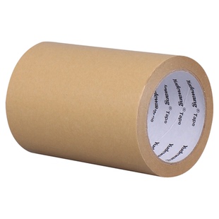 高粘油性牛皮纸胶带耐磨打包装封箱胶带哑光可降解书写环保淋膜强力不易断礼品包装节日装饰海报固定专用胶带