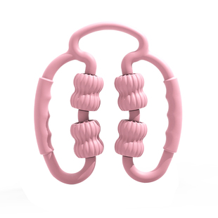 环形夹腿滚轮腿部环型按摩器小腿肌肉放松瘦腿神器多功能泡沫轴