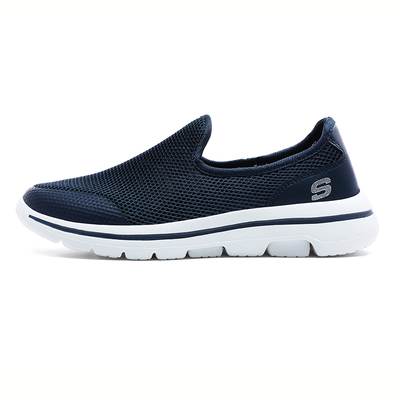 品牌外贸断码男鞋一脚蹬透气软底懒人鞋轻便网面低帮鞋防滑健步鞋